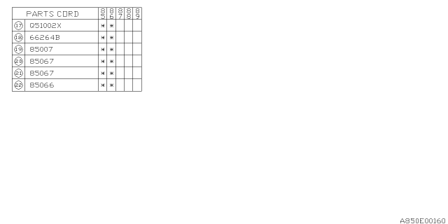 1985 Subaru GL Series Meter Diagram 4