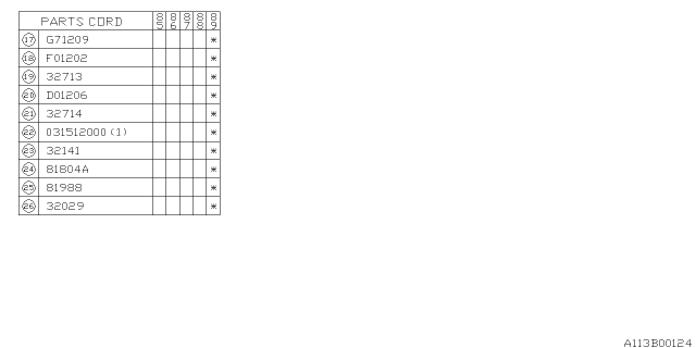 1989 Subaru GL Series Manual Transmission Case Diagram 4