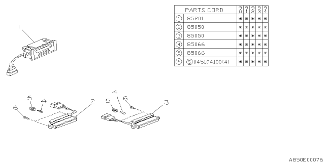 1990 Subaru Loyale Meter Diagram 5