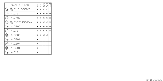 1991 Subaru Loyale Engine Mounting Diagram 3