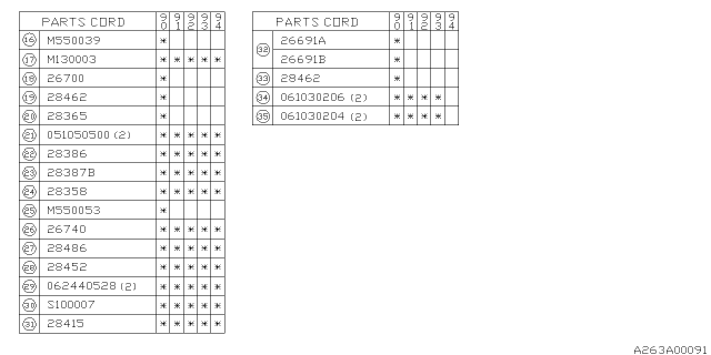 1994 Subaru Loyale Rear Brake Diagram 6