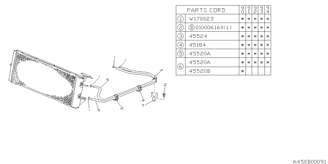 1992 Subaru Loyale Engine Cooling Diagram 1