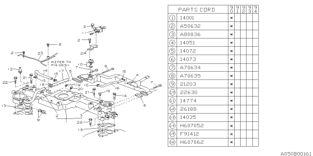 1990 Subaru Loyale Intake Manifold Diagram 3