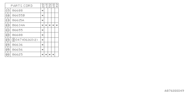 1992 Subaru Loyale Rear Washer Diagram 2