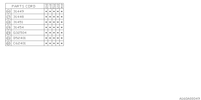 1991 Subaru Loyale Reduction Gear Diagram 2