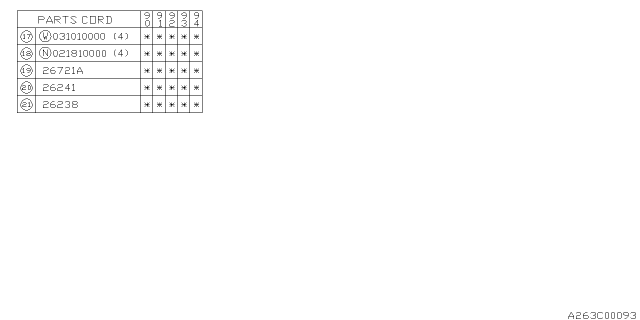 1993 Subaru Loyale Rear Brake Diagram 4