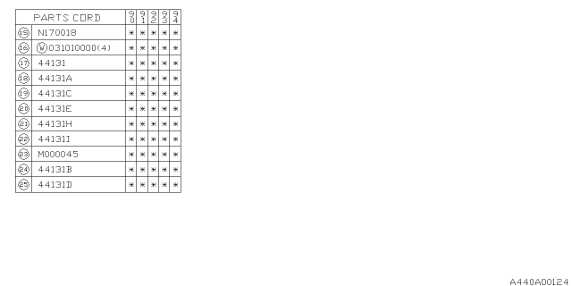 1993 Subaru Loyale Exhaust Diagram 2