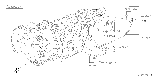 2012 Subaru Tribeca Shift Control Diagram