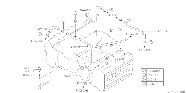 2011 Subaru Tribeca Water Pipe Diagram