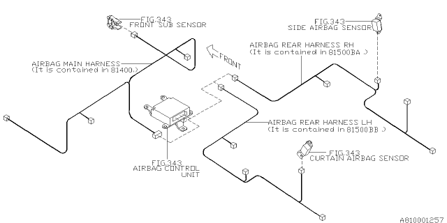 2009 Subaru Tribeca Wiring Harness - Main Diagram 1