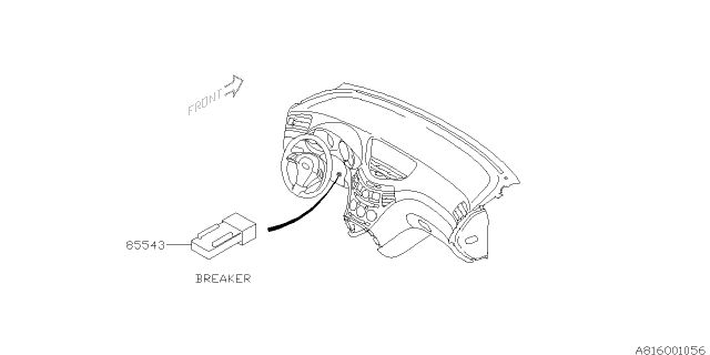 2006 Subaru Tribeca Power Window Equipment Diagram