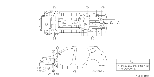 2008 Subaru Tribeca Plug Diagram 1