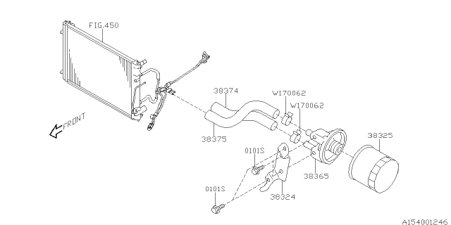 2008 Subaru Tribeca Automatic Transmission Case Diagram 1