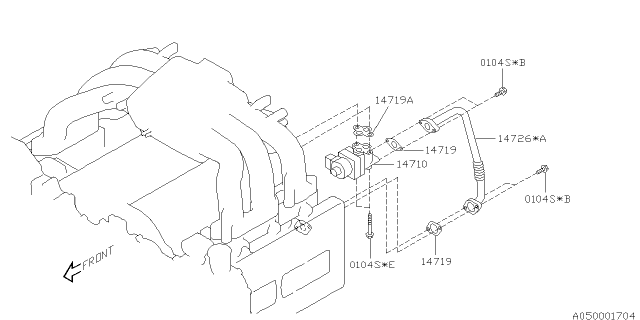 2010 Subaru Tribeca Intake Manifold Diagram 1