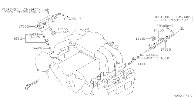 2016 Subaru Legacy Intake Manifold Diagram 2