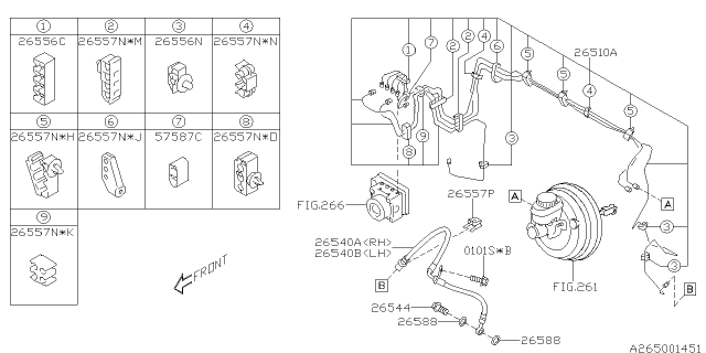 2017 Subaru Outback Brake Piping Diagram 3