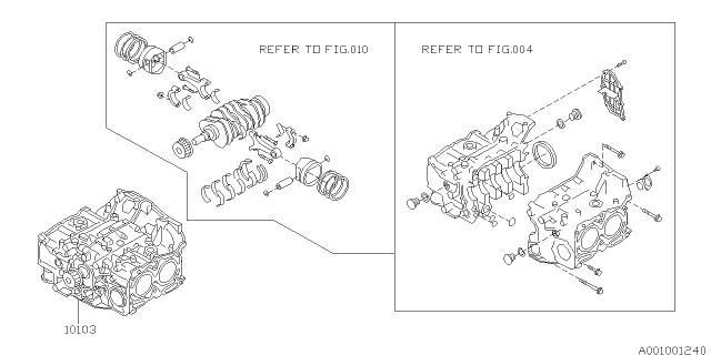 2016 Subaru Outback Engine Assembly Diagram 7