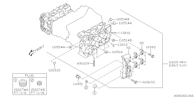 2019 Subaru Legacy Cylinder Head Diagram 2