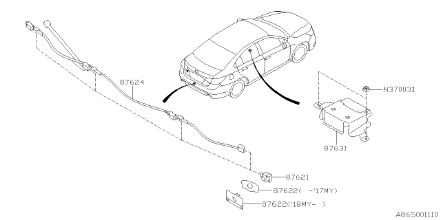 2018 Subaru Legacy ADA System Diagram 4