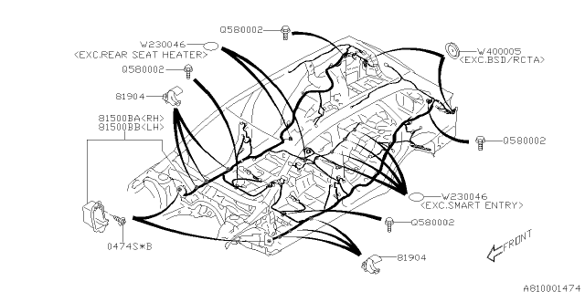 2015 Subaru Outback Wiring Harness - Main Diagram 7