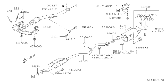 2016 Subaru Legacy Exhaust Diagram 1