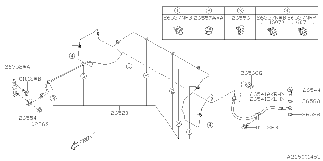 2015 Subaru Outback Brake Piping Diagram 4