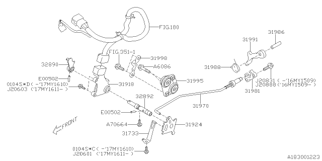 2017 Subaru Outback Control Device Diagram 2