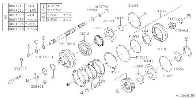 2018 Subaru Legacy Planetary Diagram 1