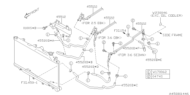2015 Subaru Legacy Engine Cooling Diagram 1