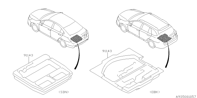 2018 Subaru Outback Cover Diagram