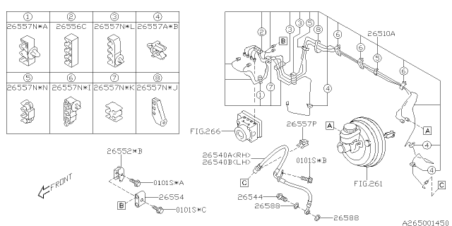 2016 Subaru Legacy Brake Piping Diagram 2