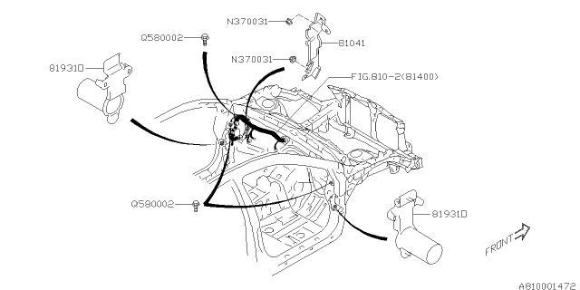 2015 Subaru Outback Wiring Harness - Main Diagram 3