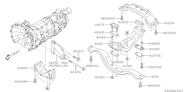 2018 Subaru Outback Engine Mounting Diagram 4