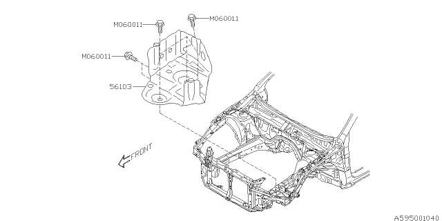 2015 Subaru Outback Chassis Frame Diagram 1