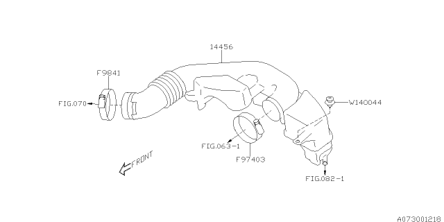 2015 Subaru Outback Air Duct Diagram 1