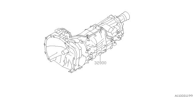 2015 Subaru Legacy Manual Transmission Assembly Diagram 1
