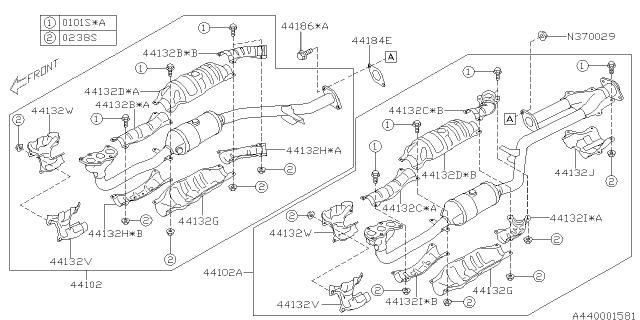 2015 Subaru Legacy Exhaust Diagram 3