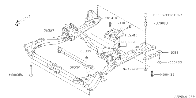 2016 Subaru Outback Chassis Frame Diagram 2