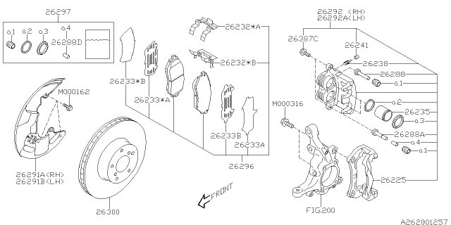 2015 Subaru Outback Front Brake Diagram 1