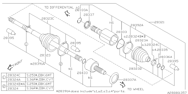 2015 Subaru Outback Front Axle Diagram 1