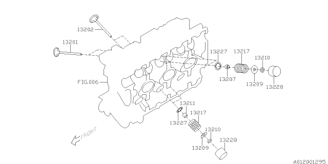 2015 Subaru Legacy Valve Mechanism Diagram 2