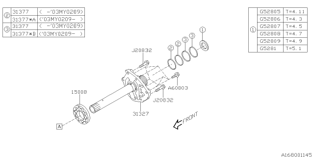 2008 Subaru Forester Automatic Transmission Oil Pump Diagram 2