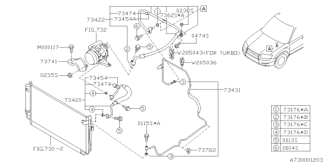 2005 Subaru Forester Air Conditioner System Diagram 3
