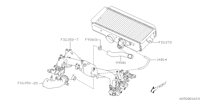 2007 Subaru Forester Intake Manifold Diagram 16