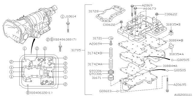 2003 Subaru Forester Control Valve Diagram 3