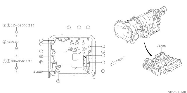 2005 Subaru Forester Control Valve Diagram 2