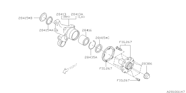 2007 Subaru Forester Rear Axle Diagram 2