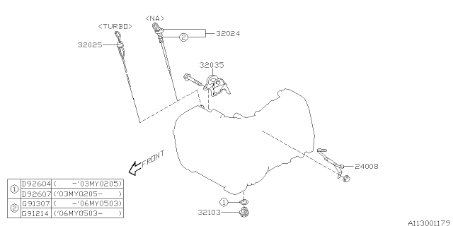 2003 Subaru Forester Manual Transmission Case Diagram 2