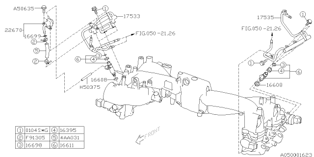 2005 Subaru Forester Intake Manifold Diagram 6