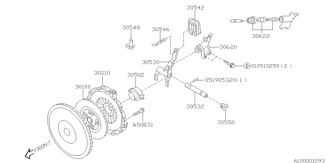2006 Subaru Forester Manual Transmission Clutch Diagram 2